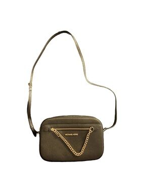 Michael Kors black  Crossbody with Gold Chain Accent